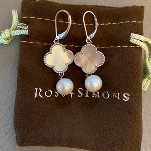 Ross Simons Pearl Drop Earrings